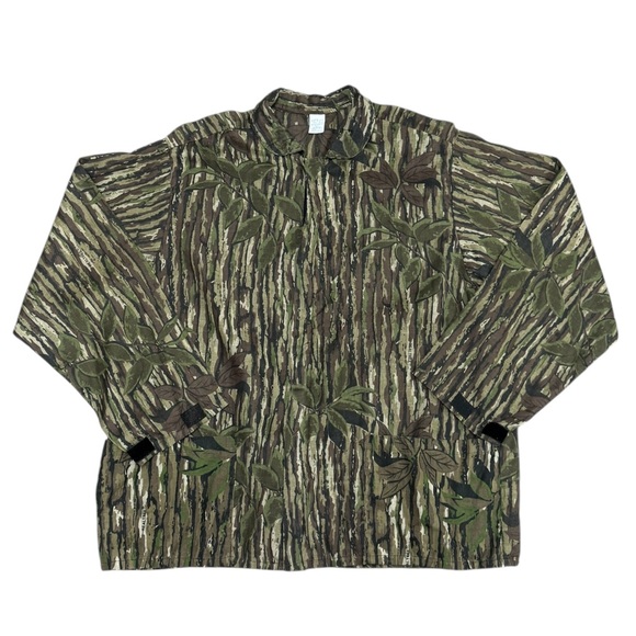 Vintage Realtree Camo Hunting Sheer Lightweight Cover Up Jacket Made in USA LG - Picture 2 of 9